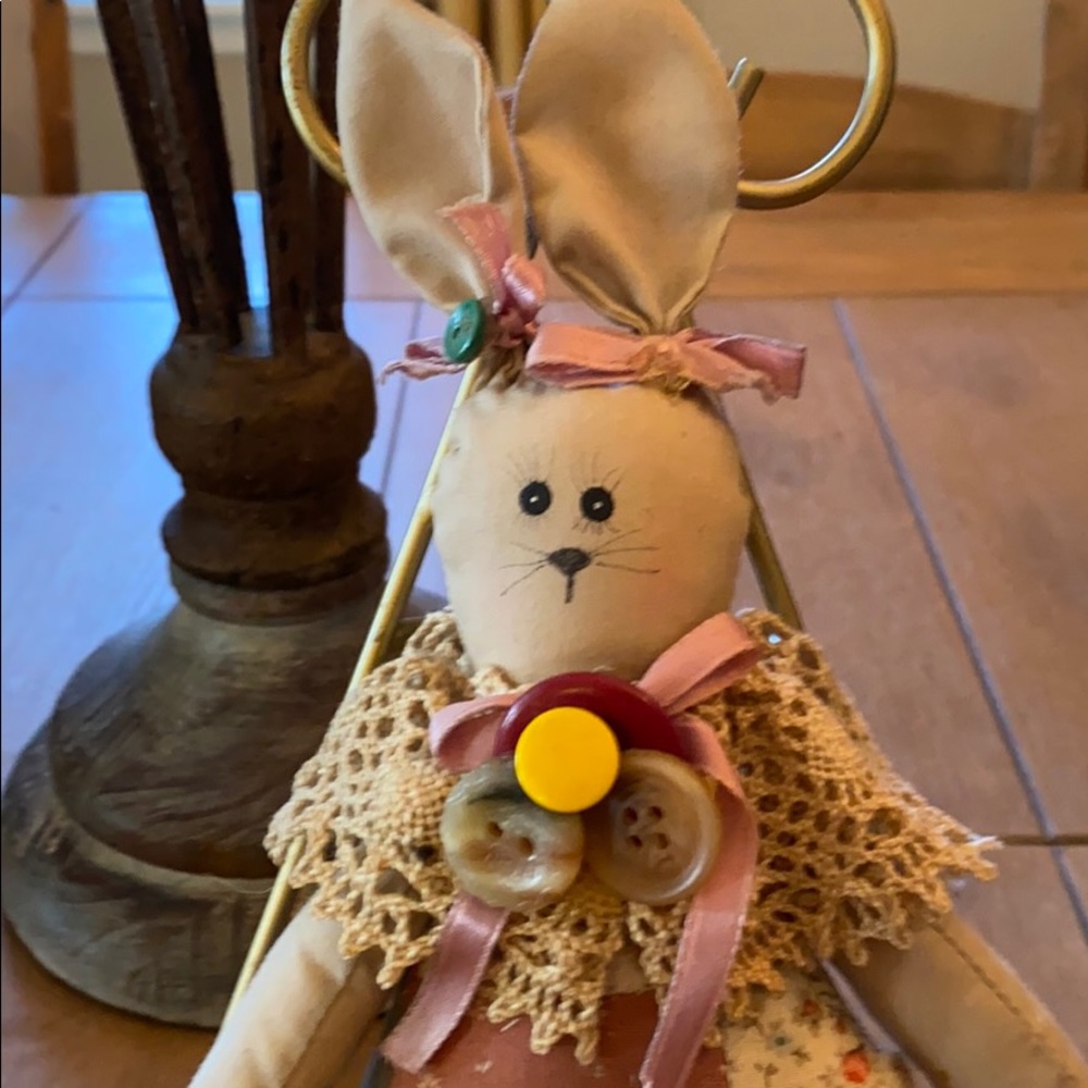 Vintage handmade rag doll - (signed by artist) - Picture 3 of 8